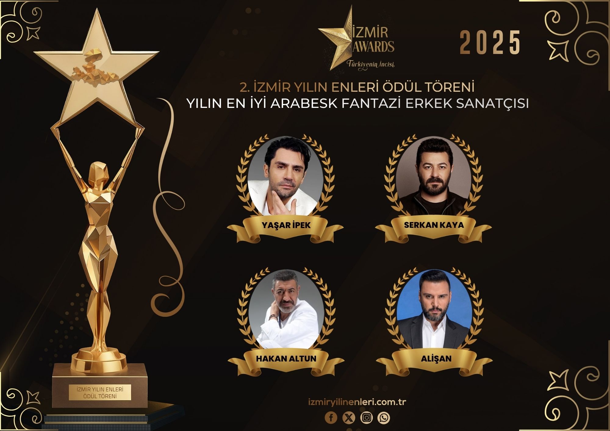 YILIN EN İYİ ARABESK FANTAZİ ERKEK SANATÇISI
